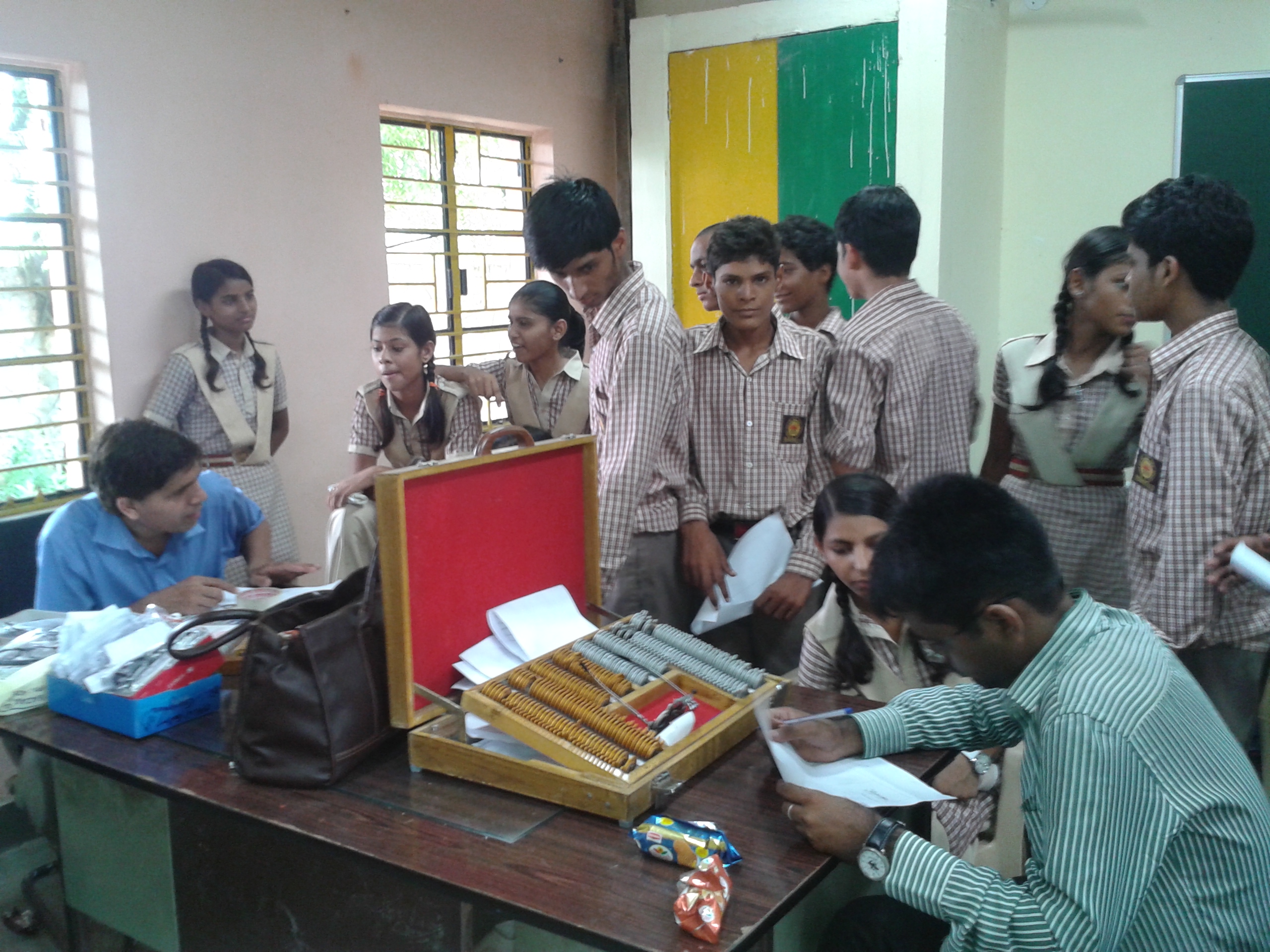 Eye Care Camp by Ek Sangharsh at Govt School, Pochanpur