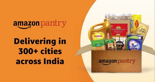 अमेजन ने किया अपनी पैंट्री सर्विस का विस्‍तार, भारत में 300 से अधिक शहरों में उपलब्‍ध हुई सेवा