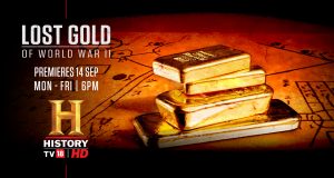Join the hunt for the ‘Lost Gold of World War II’, only on History TV18 HD