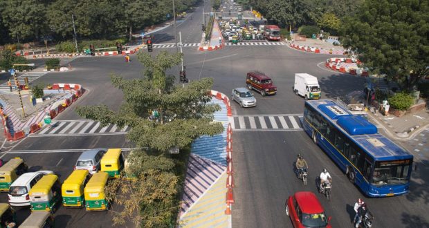 Intersection at iconic Rajghat redesigned to be safer